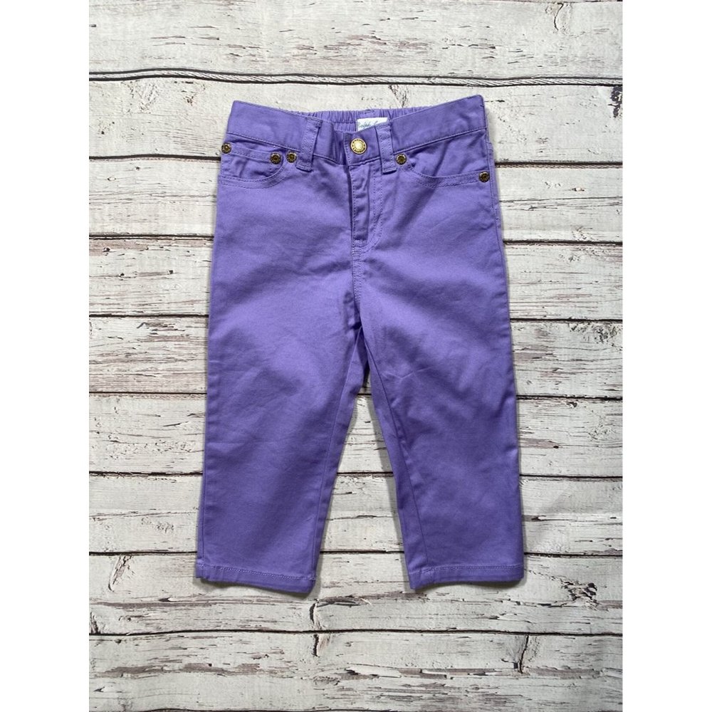 EUC: Ralph Lauren Purple Jeans (18M)